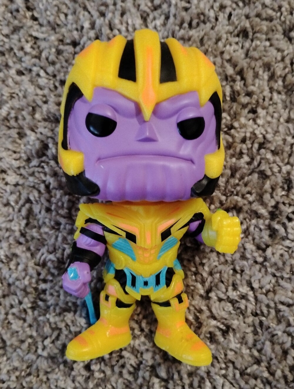 Funko Pop! Marvel Black Light Thanos #289 Loose Bobble-Head Figure
